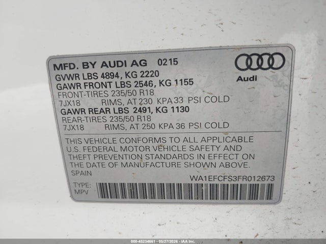 Audi Q3 2.0t Premium Plus