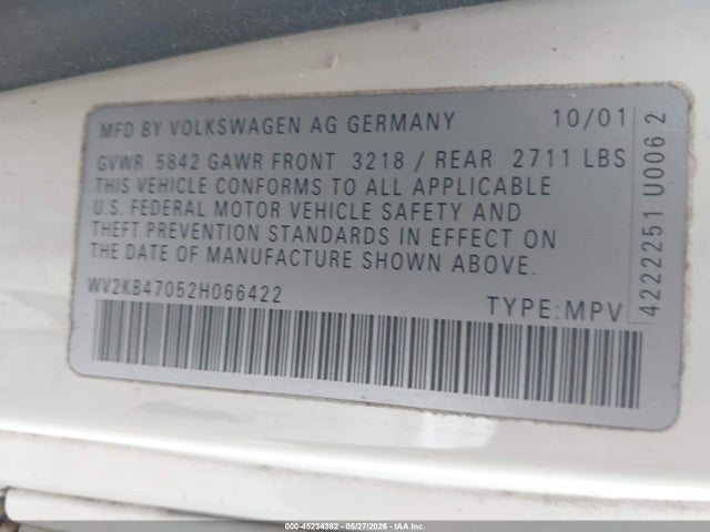 Volkswagen EuroVan Gls
