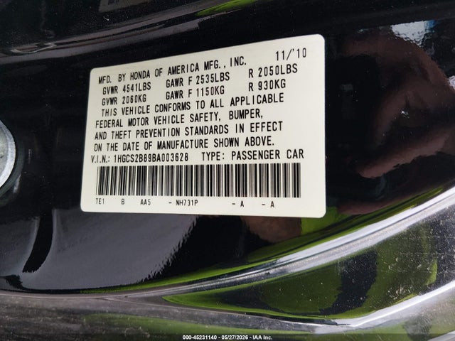 Honda Accord 3.5 Ex-l