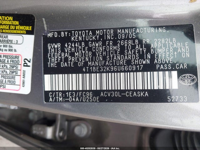Toyota Camry Se