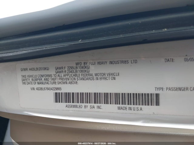 Subaru Legacy 2.5gt Limited