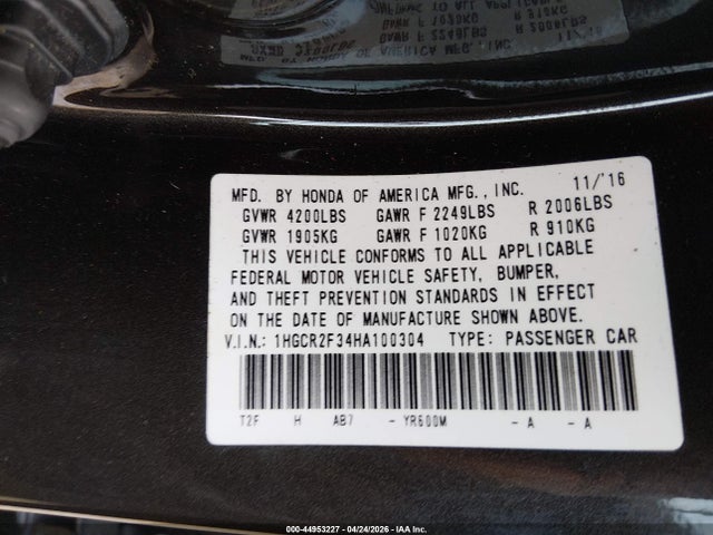Honda Accord Lx