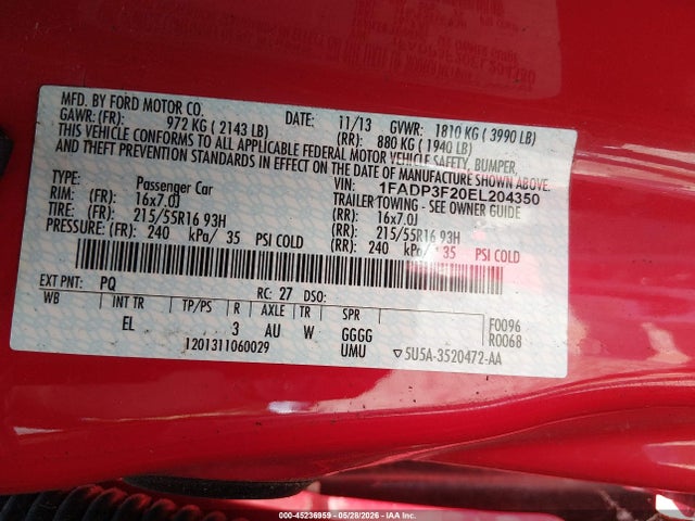 Ford Focus Se