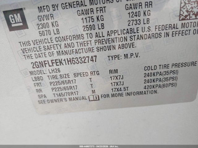 Chevrolet Equinox Lt