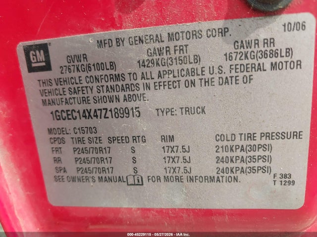 Chevrolet Silverado 1500 Work Truck
