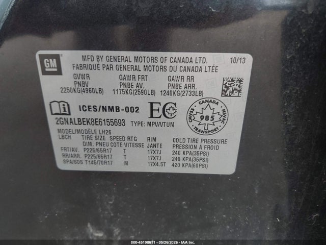 Chevrolet Equinox 1lt