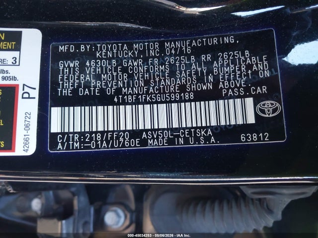 Toyota Camry Se