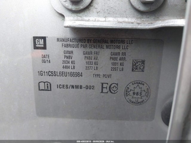 Chevrolet Malibu 1lt
