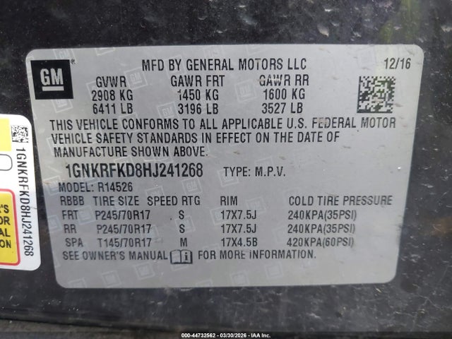 Chevrolet Traverse Ls