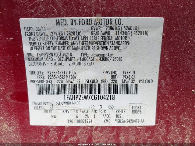 Ford Taurus Sel