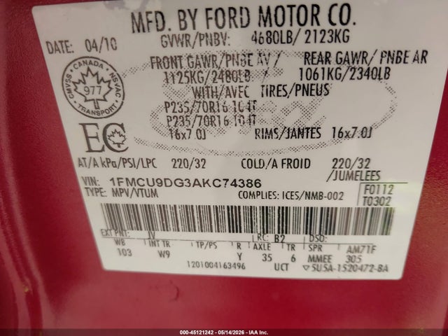 Ford Escape Xlt