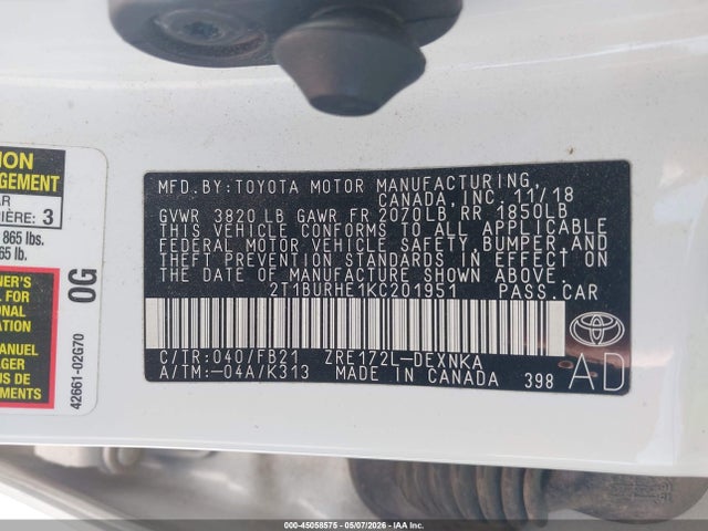 Toyota Corolla Le