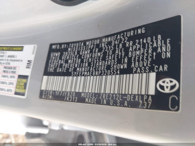 Toyota Corolla Le