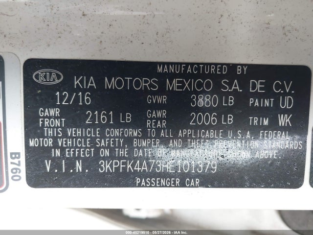 Kia Forte Lx