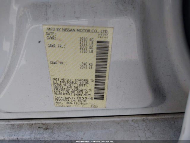Nissan Altima 2.5 S