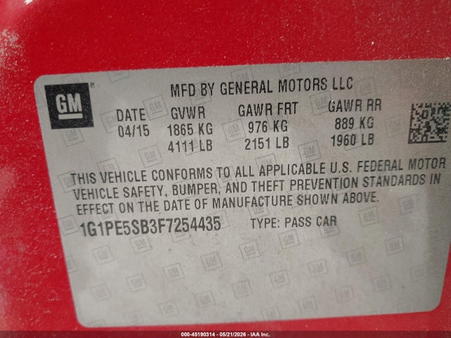 Chevrolet Cruze 2lt Auto