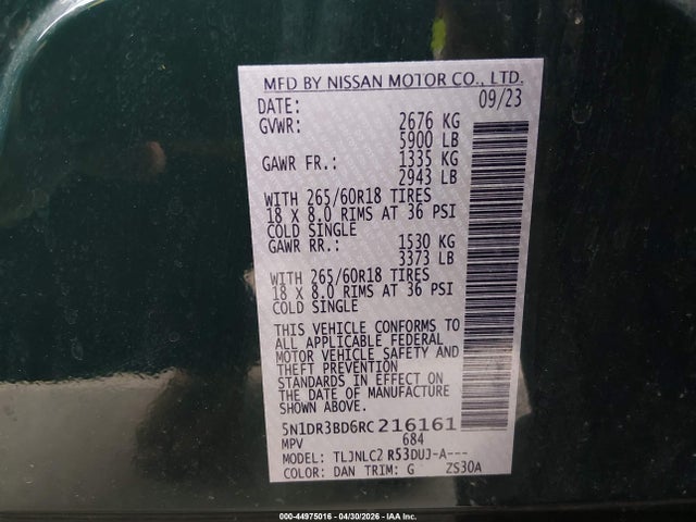 Nissan Pathfinder Rock Creek 4wd