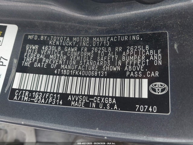 Toyota Camry Xle