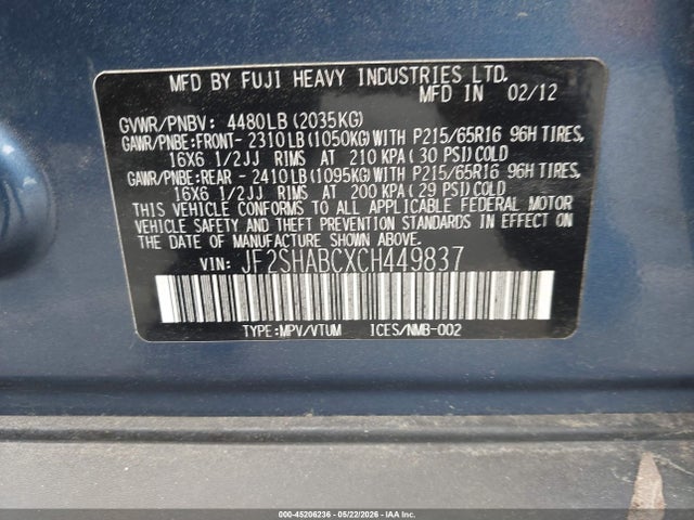 Subaru Forester 2.5x