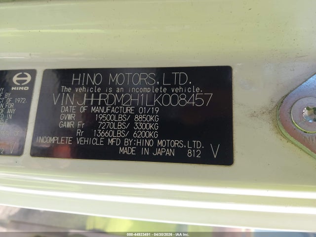 Hino Xjc720 Xfc720