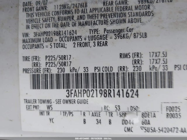 Ford Fusion Sel