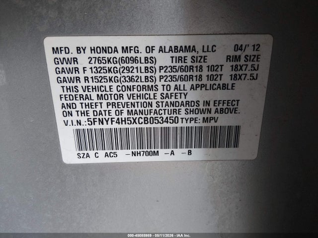 Honda Pilot Ex-l