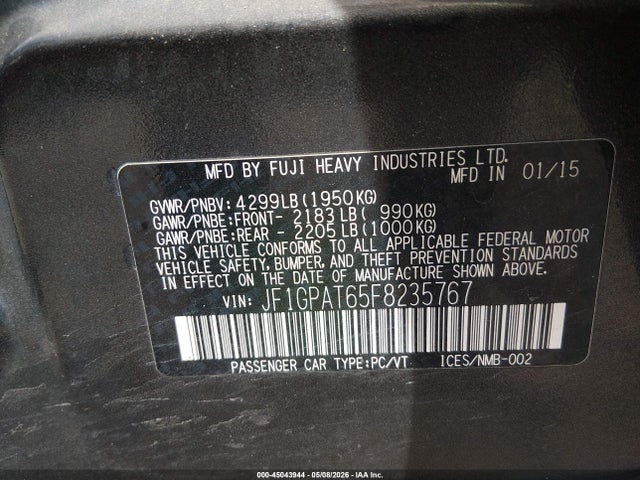 Subaru Impreza 2.0i Sport Premium