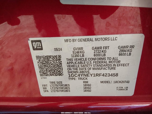 Chevrolet Silverado 2500 4wd  Standard Bed Lt
