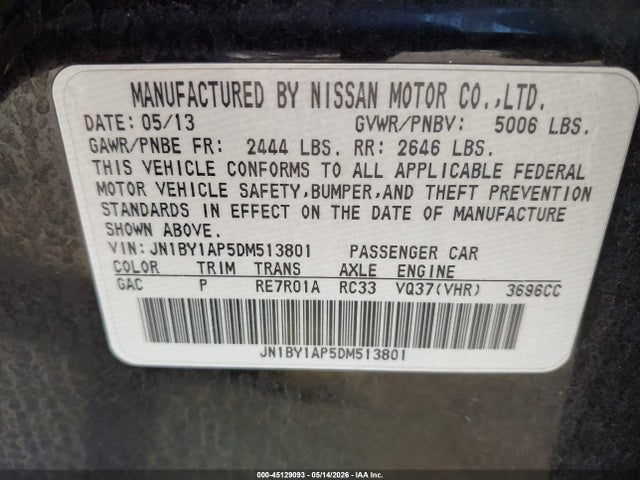 INFINITI M37