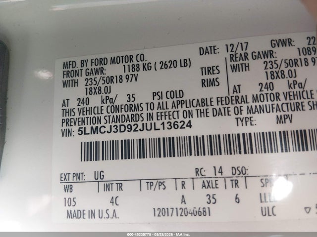 Lincoln MKC Reserve