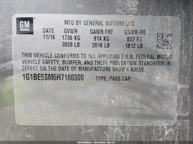 Chevrolet Cruze Lt Auto