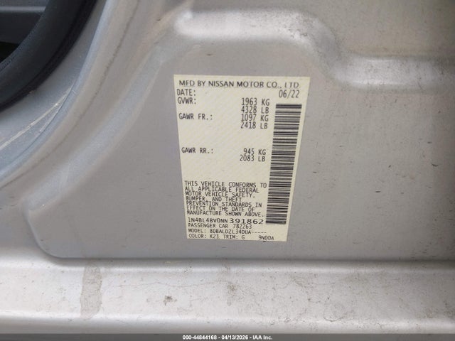 Nissan Altima S Fwd