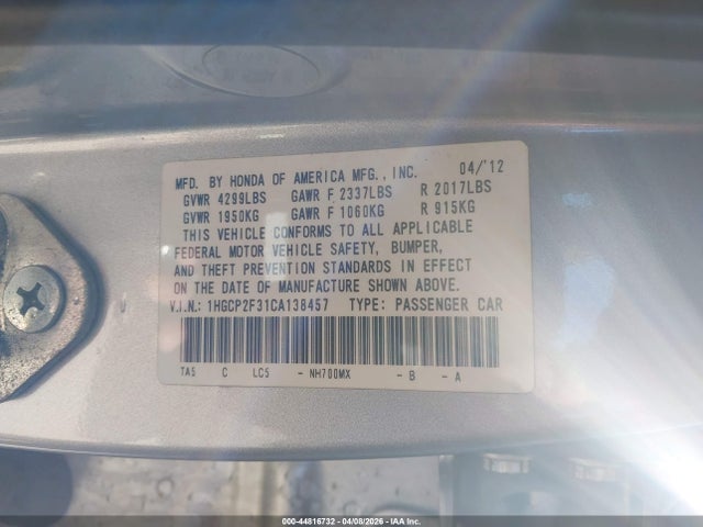 Honda Accord 2.4 Lx
