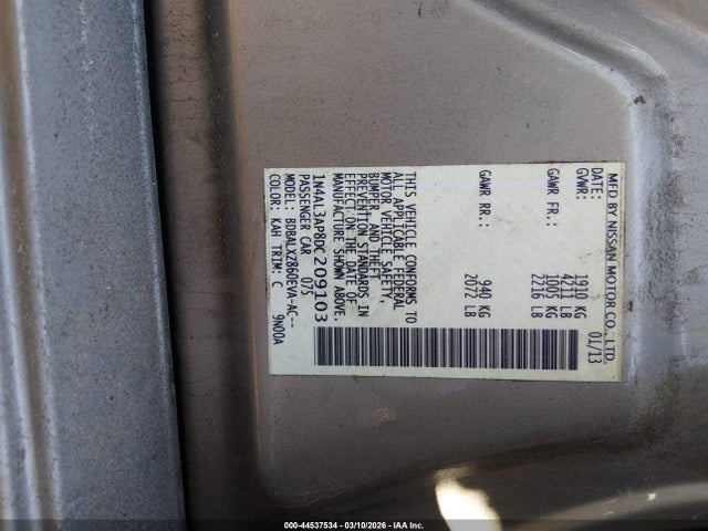 Nissan Altima 2.5 Sl