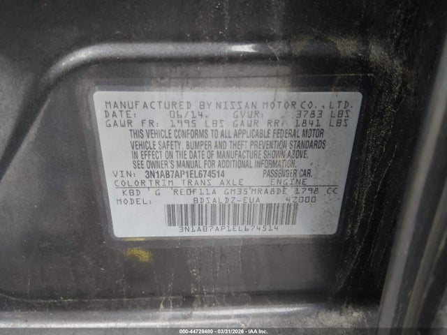 Nissan Sentra Sv