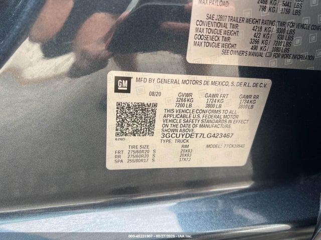 Chevrolet Silverado 1500 4wd  Short Bed Lt