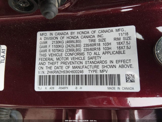 Honda CR-V Touring