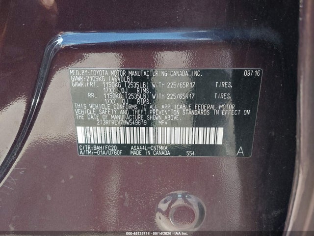 Toyota RAV4 Xle