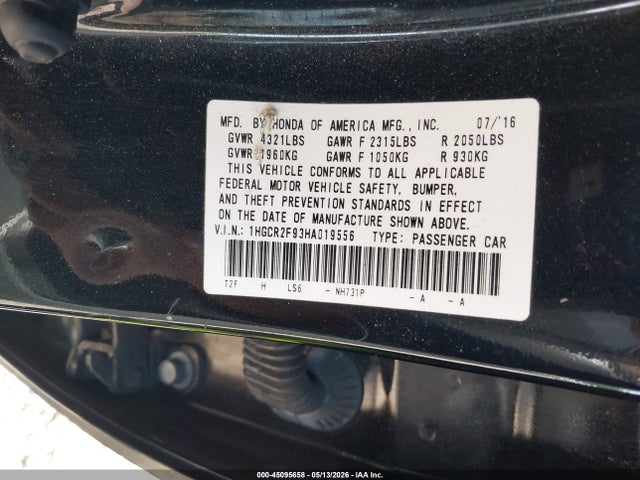 Honda Accord Ex-l