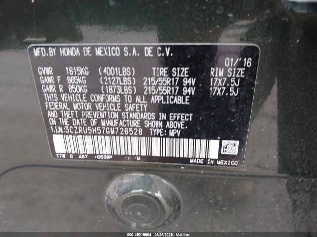Honda HR-V Ex