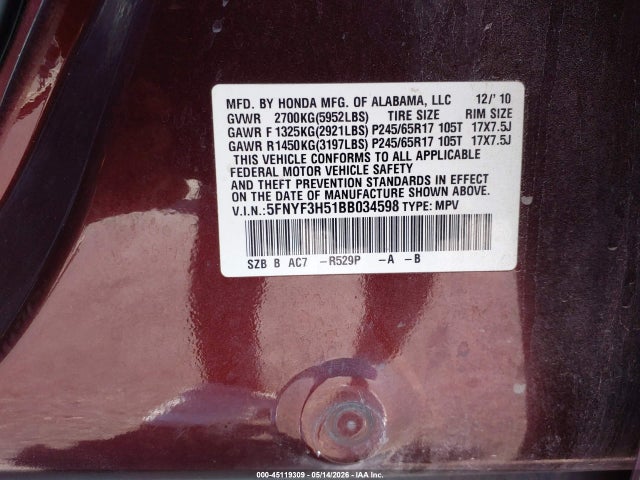 Honda Pilot Ex-l