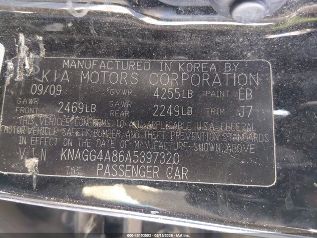 Kia Optima Lx