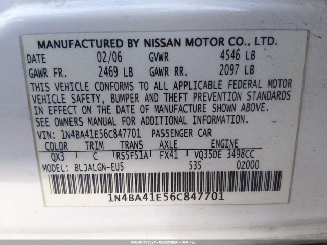 Nissan Maxima 3.5 Sl