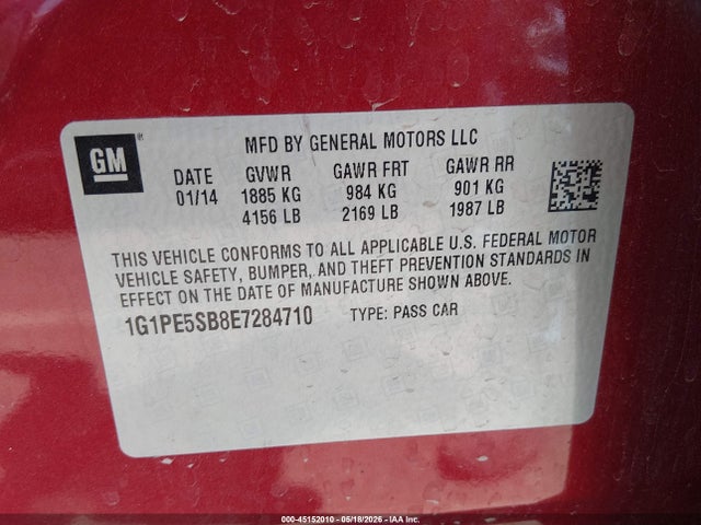 Chevrolet Cruze 2lt Auto