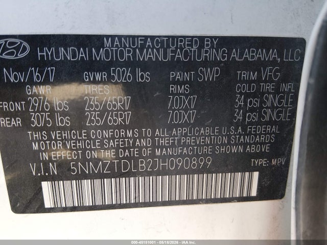 Hyundai SANTA FE 2.4l