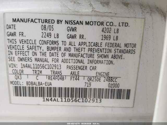 Nissan Altima 2.5 S