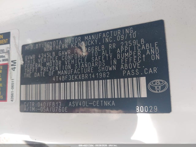 Toyota Camry Le