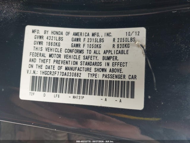 Honda Accord Ex