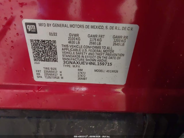 Chevrolet Equinox Awd Lt
