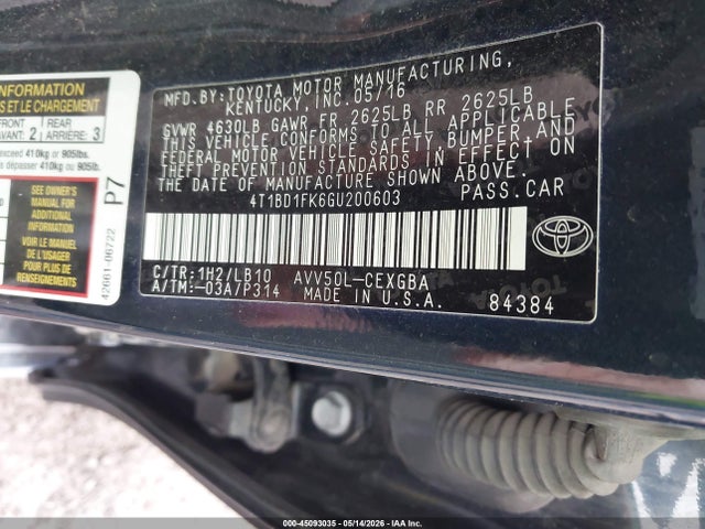 Toyota Camry Xle